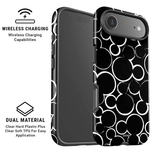 Disney Mickey Mouse Logo Pattern iPhone 17 Air Magsafe Impact Case