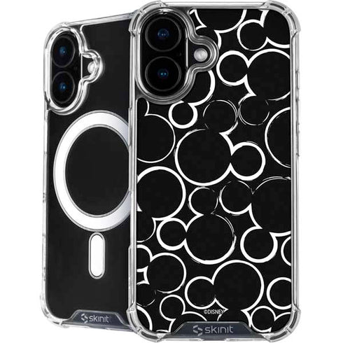 Disney Mickey Mouse Logo Pattern iPhone 17 MagSafe Case