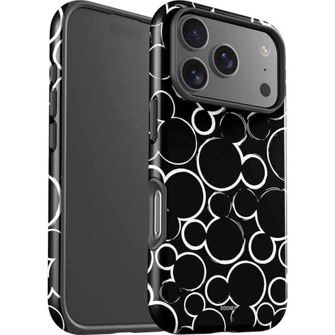 Disney Mickey Mouse Logo Pattern iPhone 17 Pro Max Impact Case