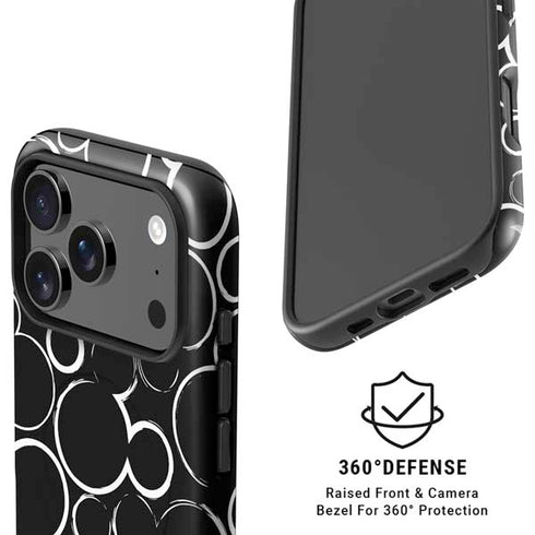 Disney Mickey Mouse Logo Pattern iPhone 17 Pro Max Magsafe Impact Case