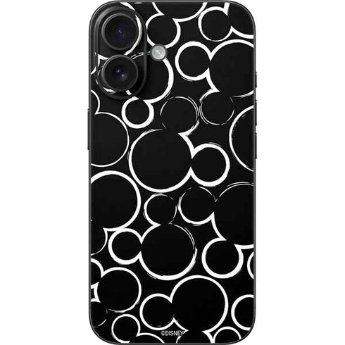 Disney Mickey Mouse Logo Pattern iPhone 17 Skin
