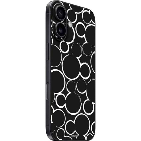 Disney Mickey Mouse Logo Pattern iPhone 17 Skin