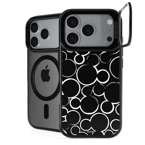 Disney Mickey Mouse Logo Pattern iPhone 18 Pro Kickstand Case