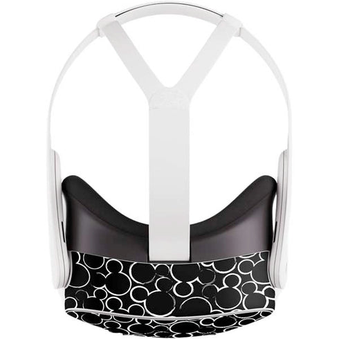 Disney Mickey Mouse Logo Pattern Meta Quest 3S Skin