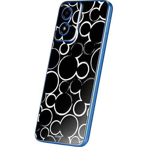 Disney Mickey Mouse Logo Pattern Moto G Play 4G (2024) Skin