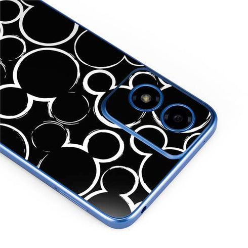 Disney Mickey Mouse Logo Pattern Moto G Play 4G (2024) Skin