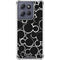 Disney Mickey Mouse Logo Pattern Moto G Power 5G (2025) Clear Case