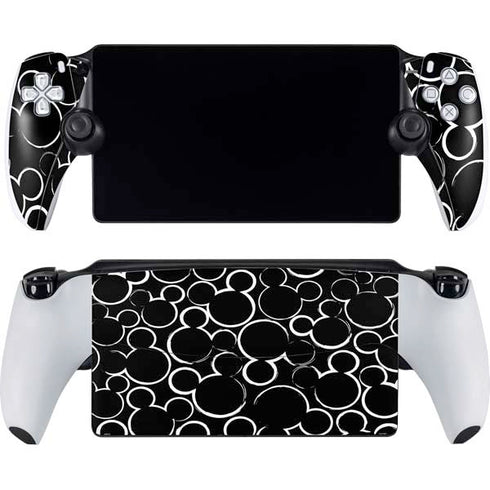 Disney Mickey Mouse Logo Pattern PlayStation Portal Remote Player Skin
