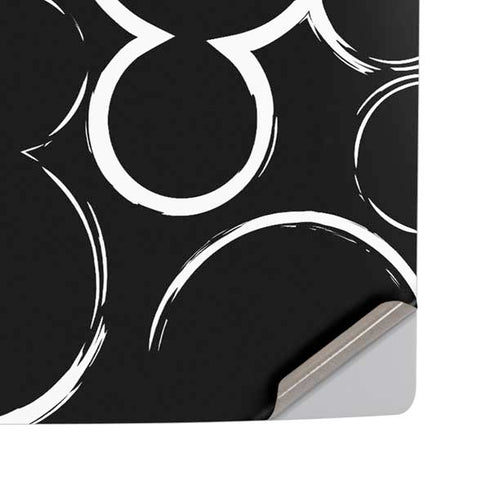 Disney Mickey Mouse Logo Pattern PS5 Pro Disk Console Skin