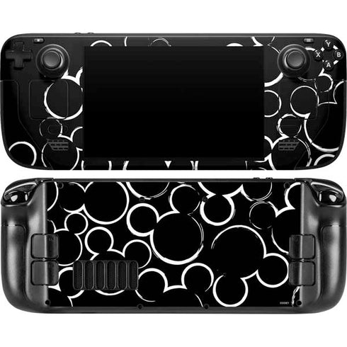 Disney Mickey Mouse Logo Pattern Steam Deck Handheld Gaming Computer OLED Skin