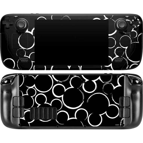 Disney Mickey Mouse Logo Pattern Steam Deck Handheld Gaming Computer Skin