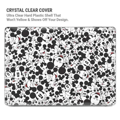 Disney Mickey Mouse Face Pattern MacBook Pro 14in (2021-24) Case plus Skin