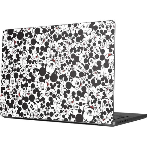 Disney Mickey Mouse Face Pattern Apple MacBook Pro 14-inch Skin