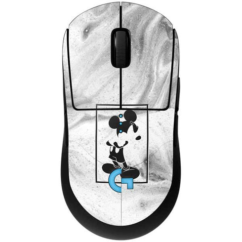 Disney Mickey Mouse Shape on Marble G Pro Wireless Gaming Mouse Skin
