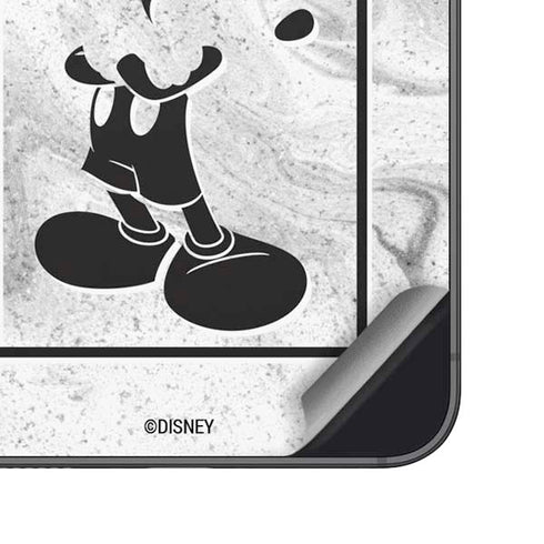 Disney Mickey Mouse Shape on Marble Galaxy A16 5G Skin