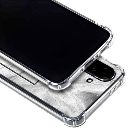 Disney Mickey Mouse Shape on Marble Galaxy A36 5G Clear Case