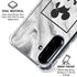 Disney Mickey Mouse Shape on Marble Galaxy A36 5G Clear Case