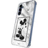 Disney Mickey Mouse Shape on Marble Galaxy A55 5G Clear Case