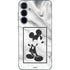 Disney Mickey Mouse Shape on Marble Galaxy A55 5G Skin