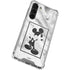 Disney Mickey Mouse Shape on Marble Galaxy S24 FE Clear Case