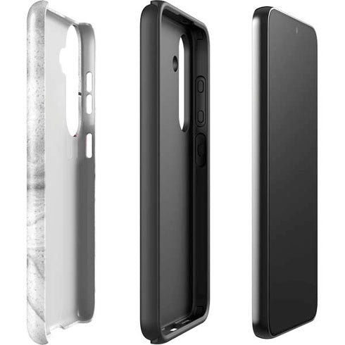 Disney Mickey Mouse Shape on Marble Galaxy S25 Impact Case