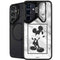 Disney Mickey Mouse Shape on Marble Galaxy S25 Kickstand Case