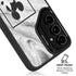 Disney Mickey Mouse Shape on Marble Galaxy S24 Plus Kickstand Case