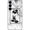 Disney Mickey Mouse Shape on Marble Galaxy S25 Plus Skin
