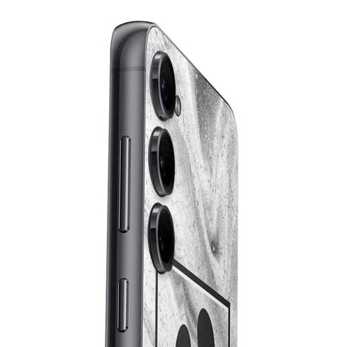 Disney Mickey Mouse Shape on Marble Galaxy S25 Plus Skin