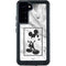 Disney Mickey Mouse Shape on Marble Galaxy S24 Plus Waterproof Case