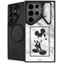Disney Mickey Mouse Shape on Marble Galaxy S25 Ultra Kickstand Case