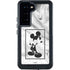 Disney Mickey Mouse Shape on Marble Galaxy S24 Waterproof Case