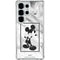 Disney Mickey Mouse Shape on Marble Galaxy S25 Ultra Clear Case