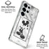 Disney Mickey Mouse Shape on Marble Galaxy S25 Ultra Clear Case