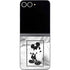 Disney Mickey Mouse Shape on Marble Galaxy Z Flip6 Skin