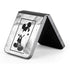 Disney Mickey Mouse Shape on Marble Galaxy Z Flip6 Skin