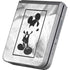 Disney Mickey Mouse Shape on Marble Galaxy Z Flip6 Skin