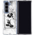 Disney Mickey Mouse Shape on Marble Galaxy Z Fold5 5G Clear Case