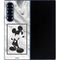 Disney Mickey Mouse Shape on Marble Galaxy Z Fold6 Skin