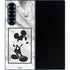Disney Mickey Mouse Shape on Marble Galaxy Z Fold6 Skin