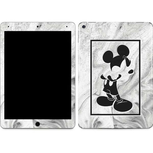 Disney Mickey Mouse Shape on Marble iPad Skins