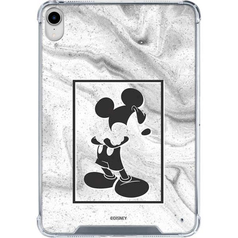 Disney Mickey Mouse Shape on Marble iPad 11th Gen (2025) Clear Case