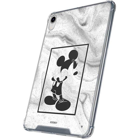 Disney Mickey Mouse Shape on Marble iPad 11th Gen (2025) Clear Case