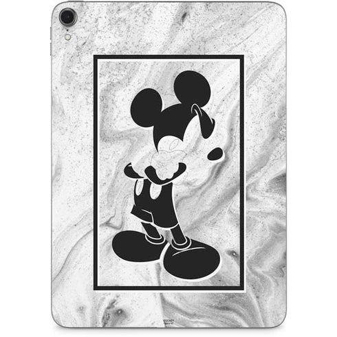 Disney Mickey Mouse Shape on Marble Apple iPad Pro Skin