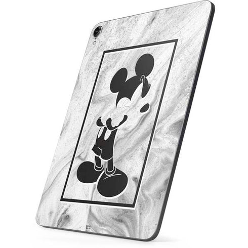 Disney Mickey Mouse Shape on Marble Apple iPad Pro Skin