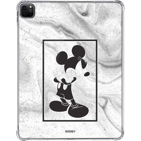 Disney Mickey Mouse Shape on Marble iPad Pro 11in (2024) Clear Case