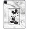 Disney Mickey Mouse Shape on Marble iPad Pro 11in (2024) Clear Case