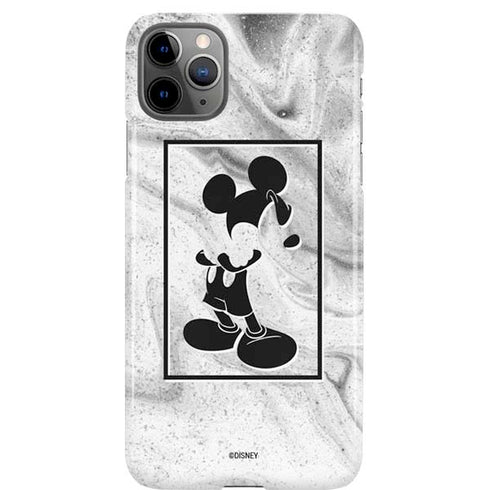 Disney Mickey Mouse Shape on Marble iPhone Cases