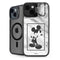 Disney Mickey Mouse Shape on Marble iPhone 15 Kickstand Case