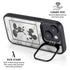 Disney Mickey Mouse Shape on Marble iPhone 15 Kickstand Case
